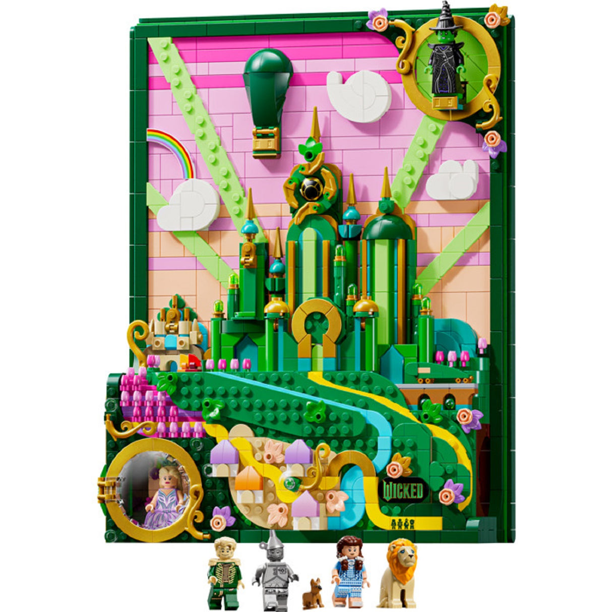 LEGO Wicked Emerald City Wall Art Set 75685