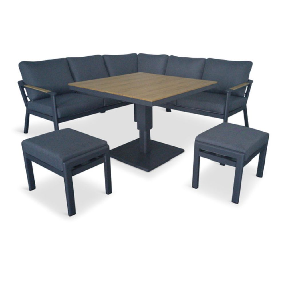Leisuregrow Modena Compact Modular Dining Set - Grey