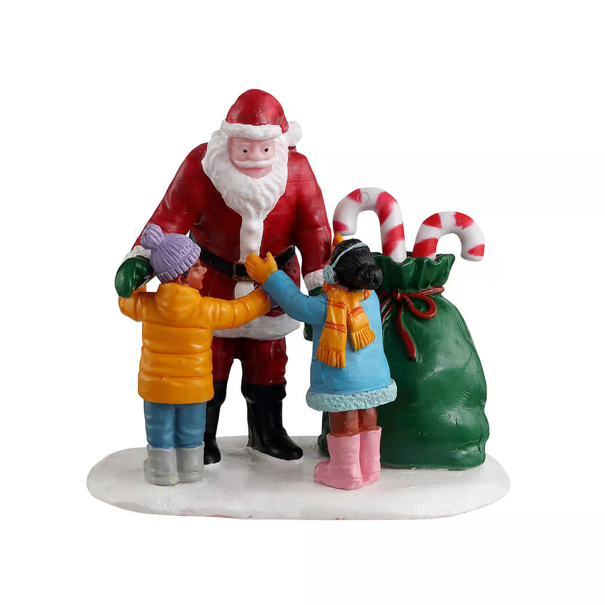Lemax 7.2cm Santa Gets A Hug Christmas Figurines - 32211