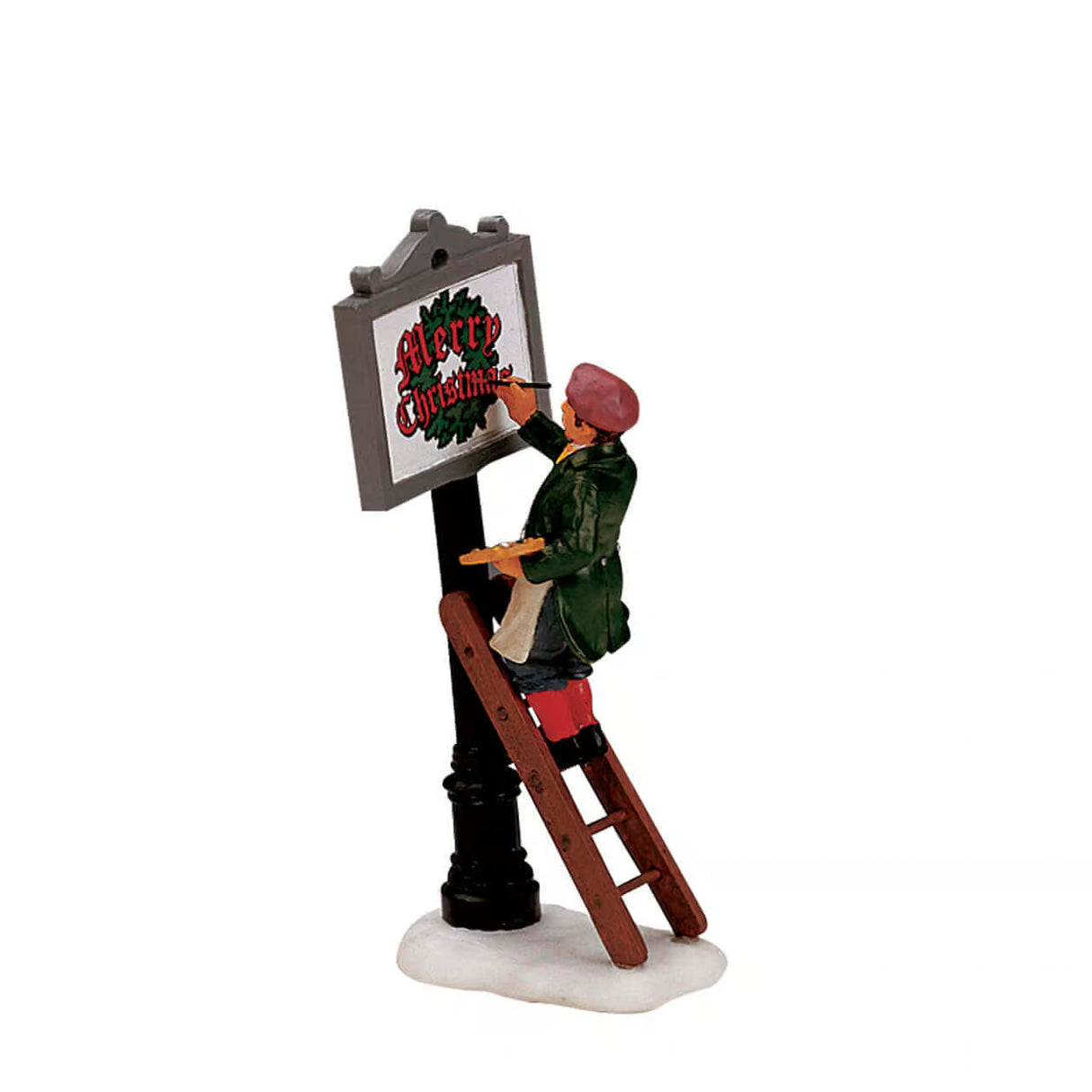Lemax Caddington Village 11cm Sign Painter Christmas Village Figurines - 12527