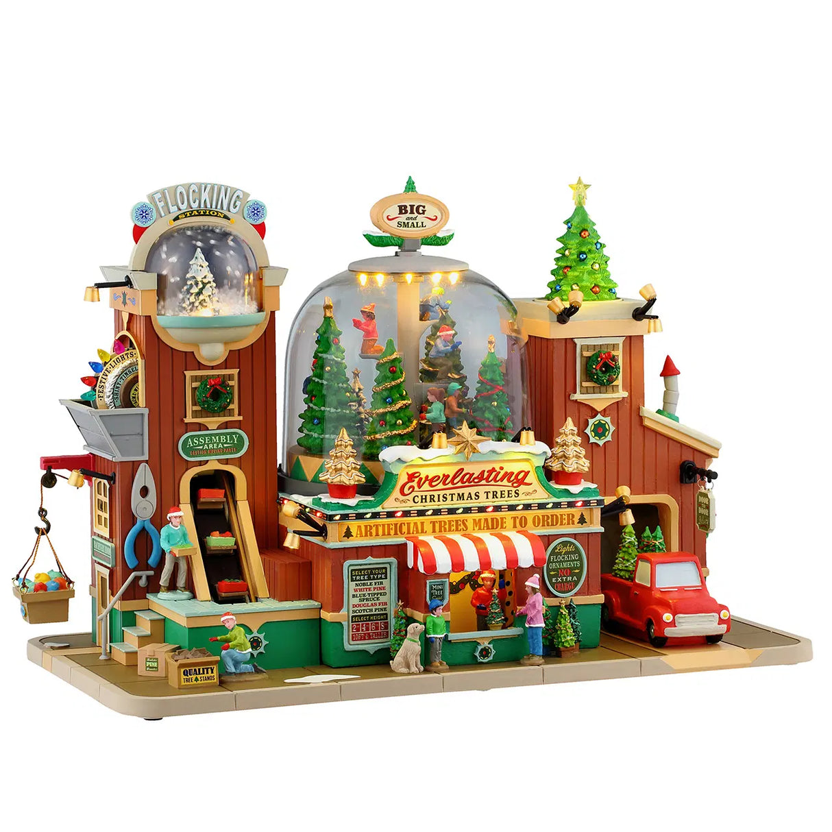 Lemax Caddington Village 23.3cm Everlasting Christmas Trees Villlage Scene - 55324