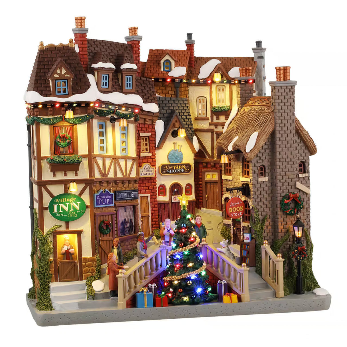 Lemax Caddington Village 27cm Oxfordshire Village Christmas Scene - 45225