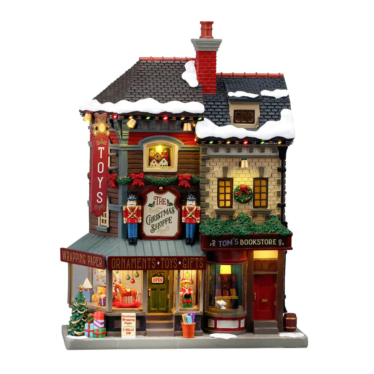 Lemax Caddington Village 28cm The Christmas Shoppe Village Scene - 65568