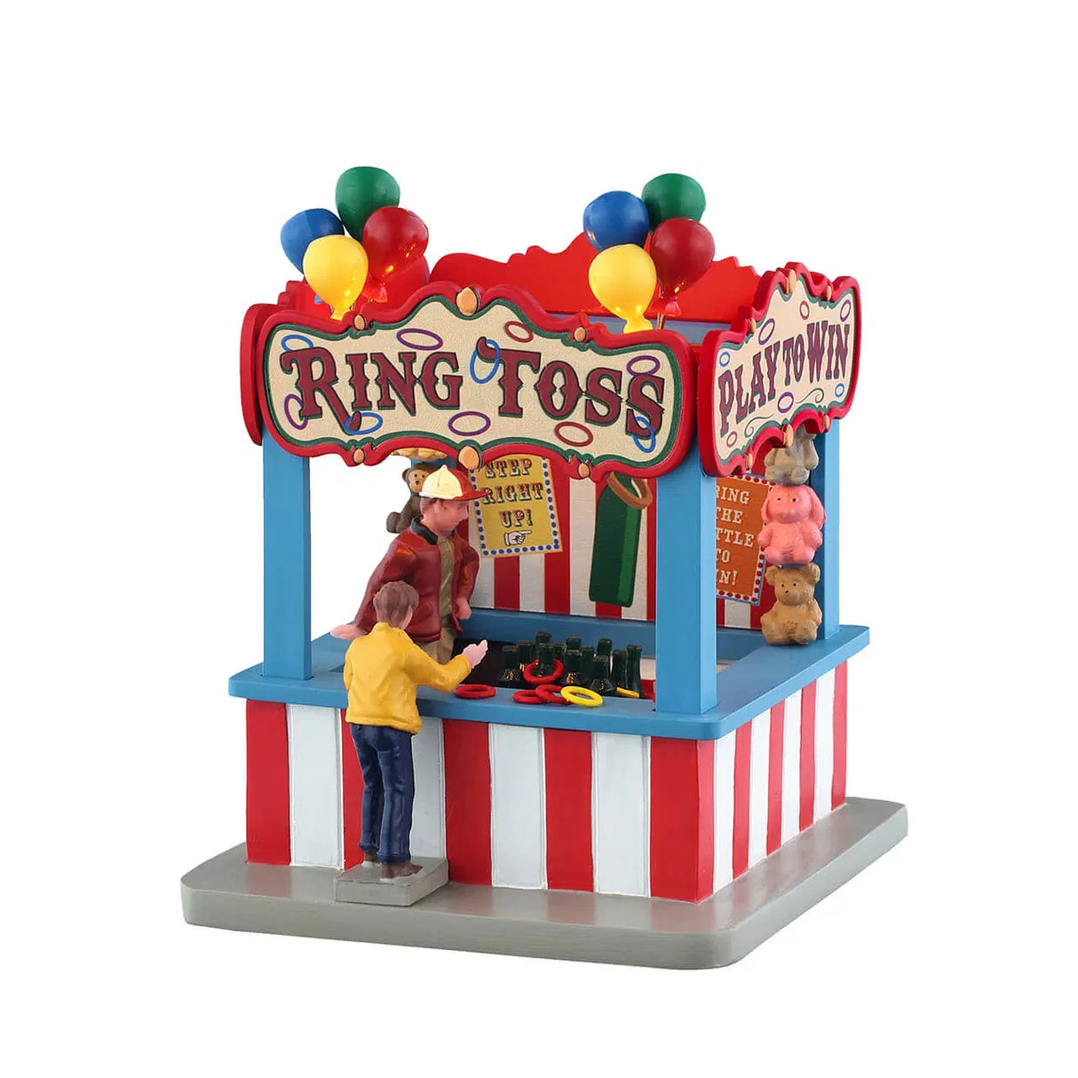 Lemax Carnival 13.2cm Ring Toss Game Christmas Village Scene - 54459