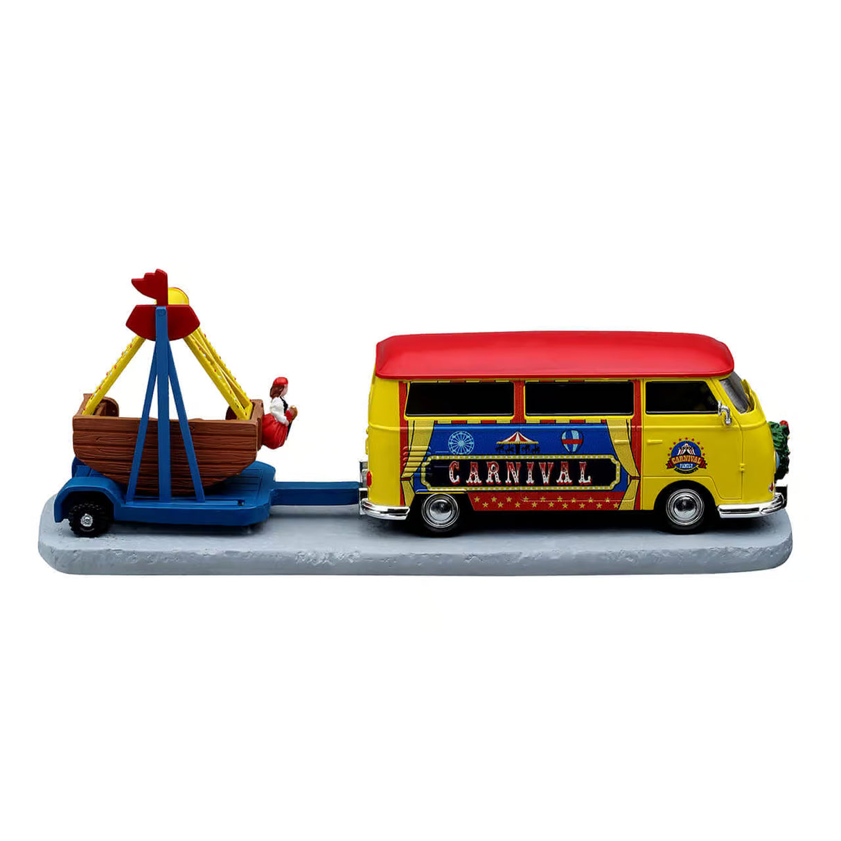 Lemax Carnival Towing Van With Carnival Ride Christmas Village - 63818