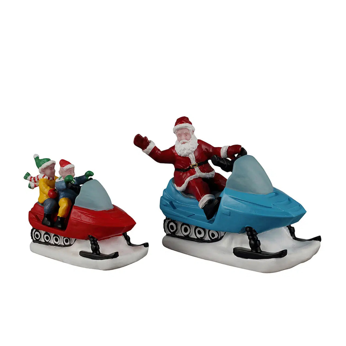 Lemax Santa's Wonderland 6cm Santa's Day Off Figure - (Set of 2) - 62621