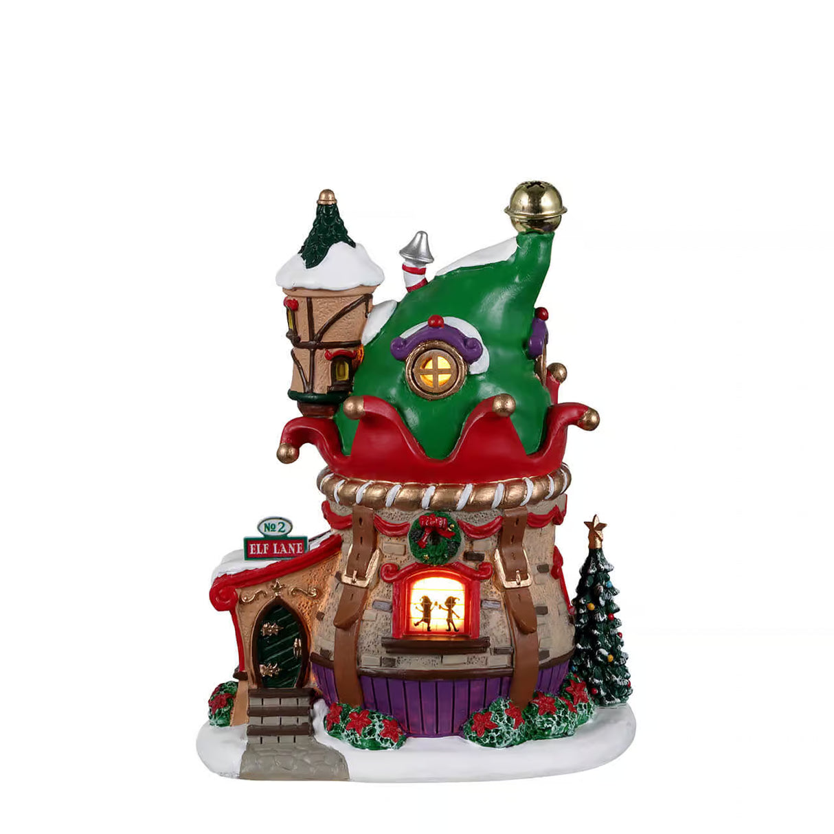 Lemax Santa's Wonderland No 2 Elf Lane House Christmas Village Scene - 24016