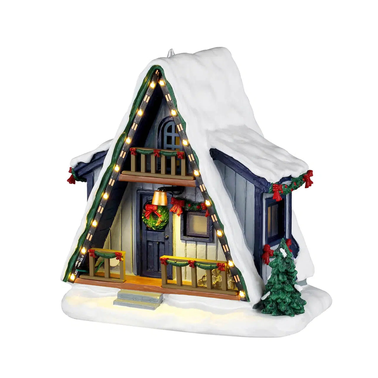 Lemax Vail Village 12.5cm A-Frame Rental Home Christmas Village Scene - 64678