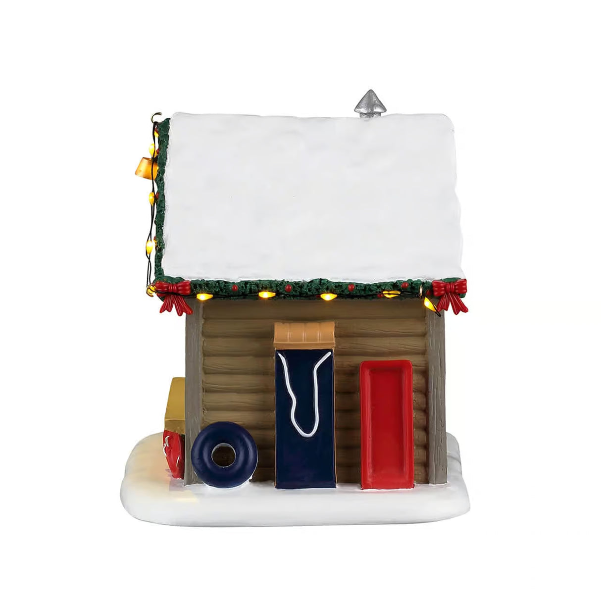Lemax Vail Village 13.5cm Slopeside Sled Rental Christmas Village Scene - 64683