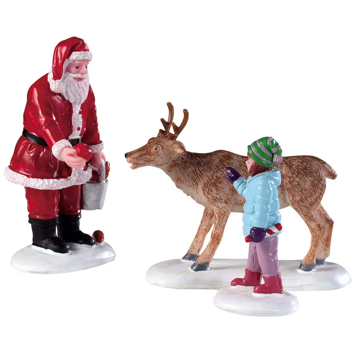 Lemax Vail Village 7.2cm Reindeer Goodies Figures - (Set of 3) - 92752