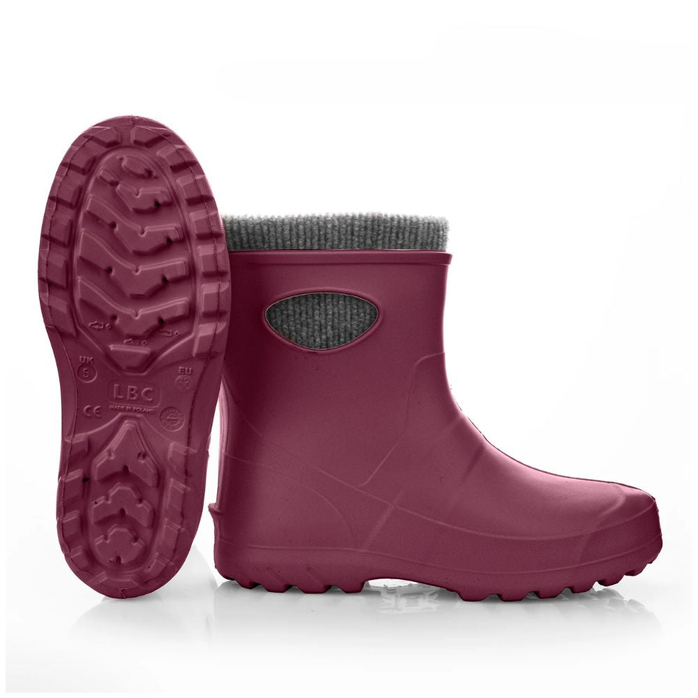 Leon Boots Ultralight Burgundy Ladies Ankle Boots - Size 5