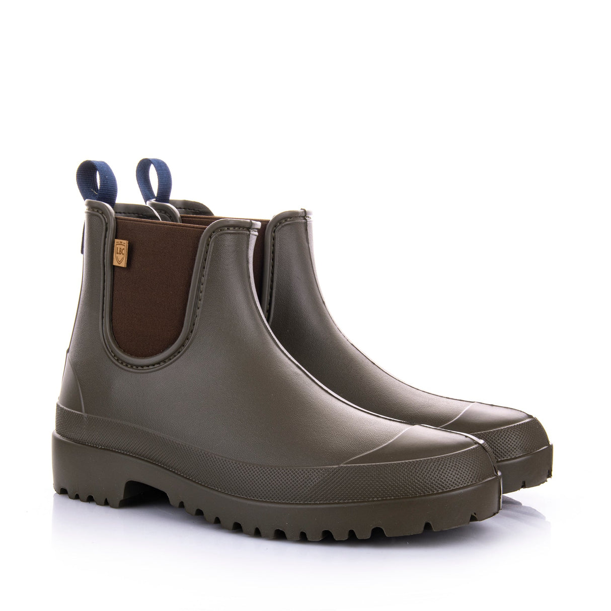 Leon Boots Ultralight Olive Chelsea Boots Size 8 - Old Railway Line Garden Centre