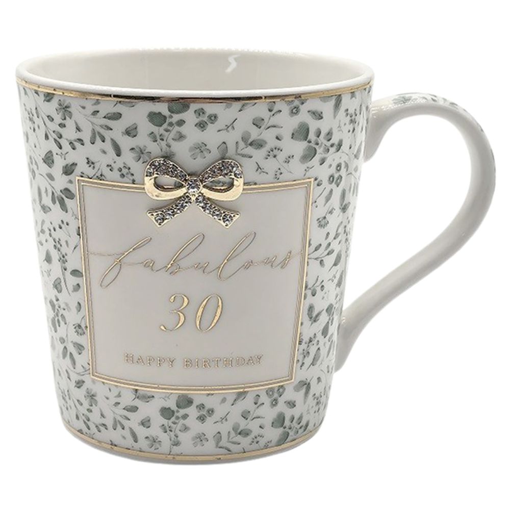Leonardo Hearts Design Mug 30th Birthday