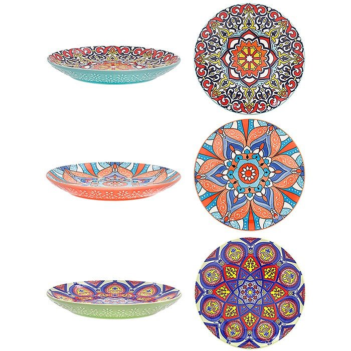 Leser & Pavey 2cm Mandala Small Plate - (Choice of 3) - Old Railway Line Garden Centre