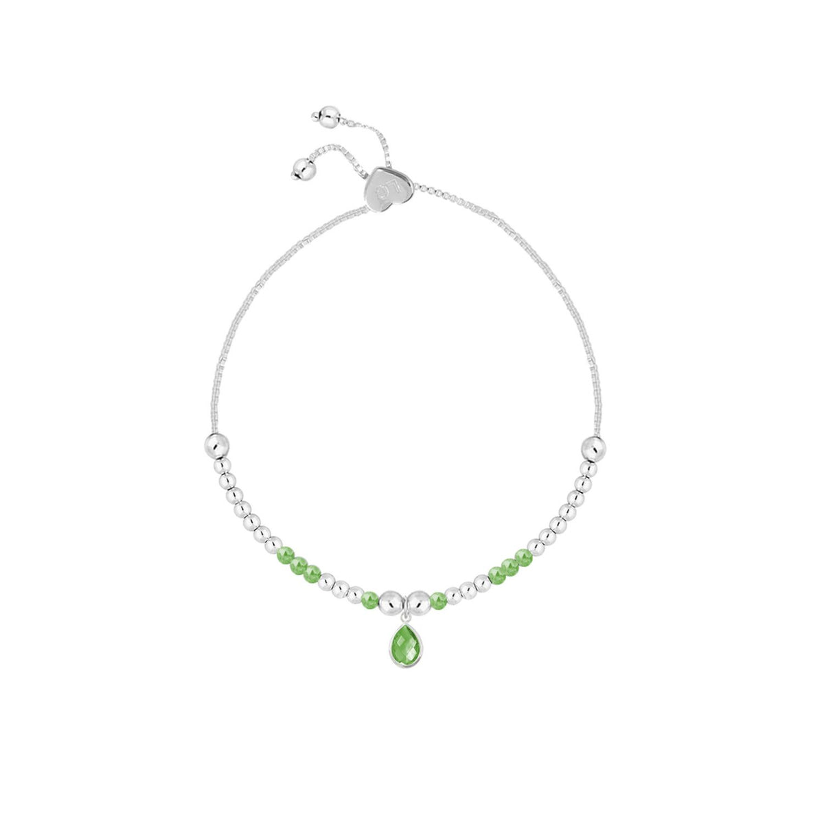 Life Charms August Birthstone Bracelet