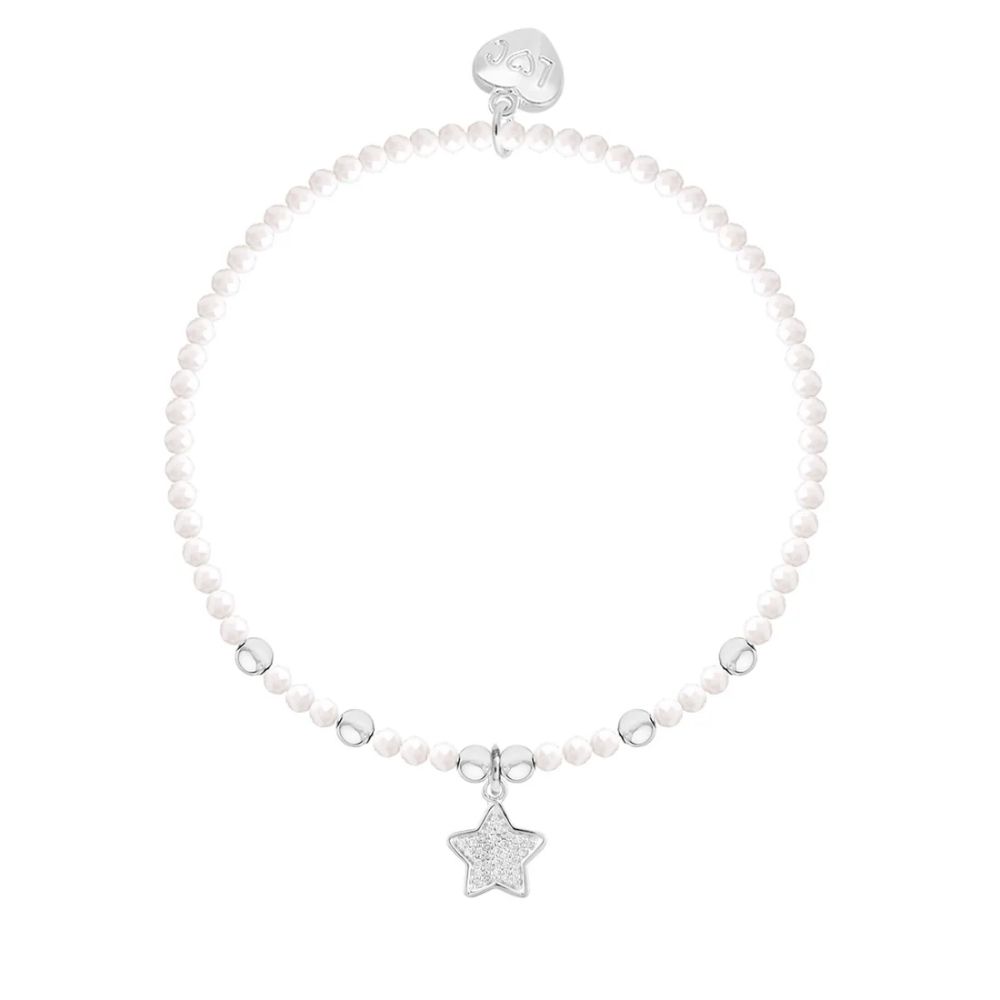 Life Charms Holly Jolly Christmas Crystal Charm Bracelet