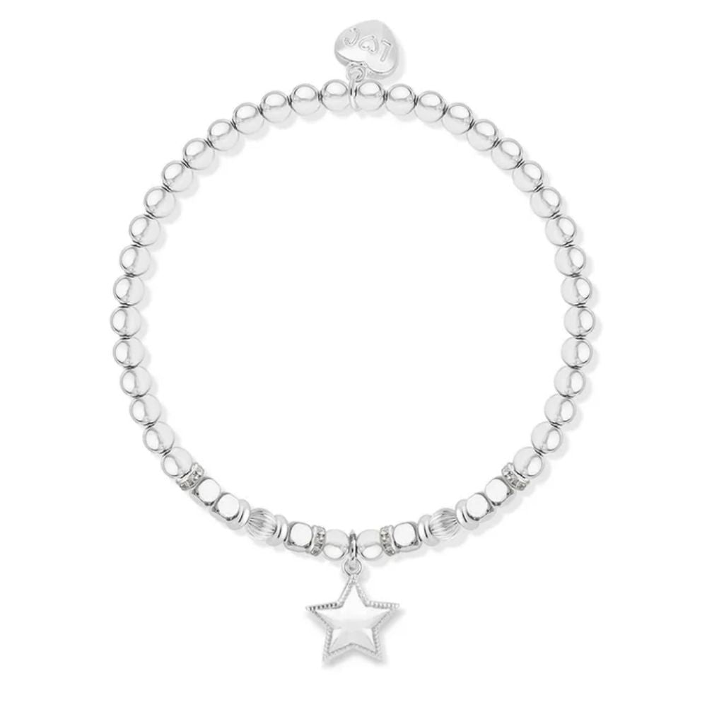 Life Charms 'Lovely Granddaughter' Silver Bracelet