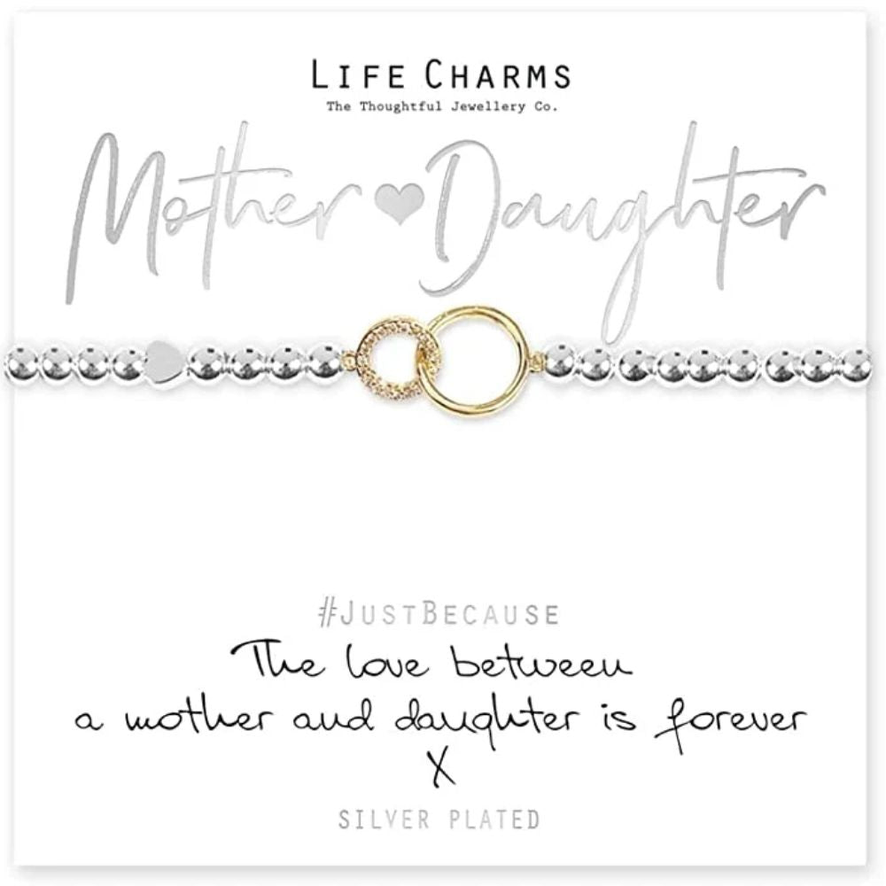 Life Charms 'Mother & Daughter' Bracelet