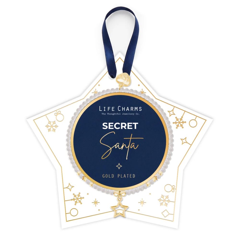 Life Charms Secret Santa Crystal Charm Bracelet
