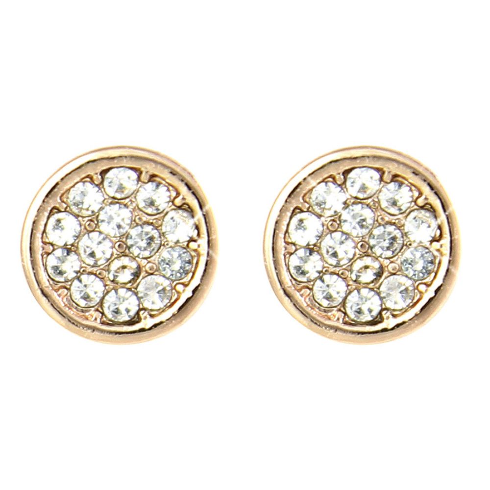 Lila Jewellery Rose Gold Round Earrings
