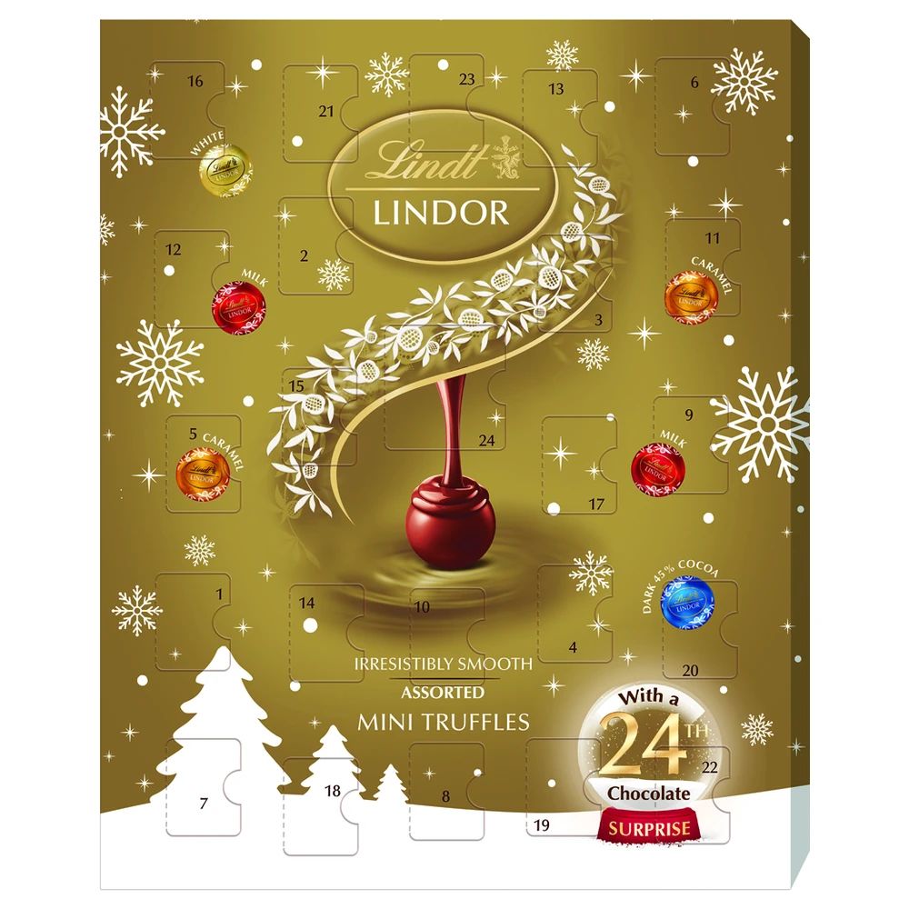 Lindt 117g Assorted Mini Advent Calendar