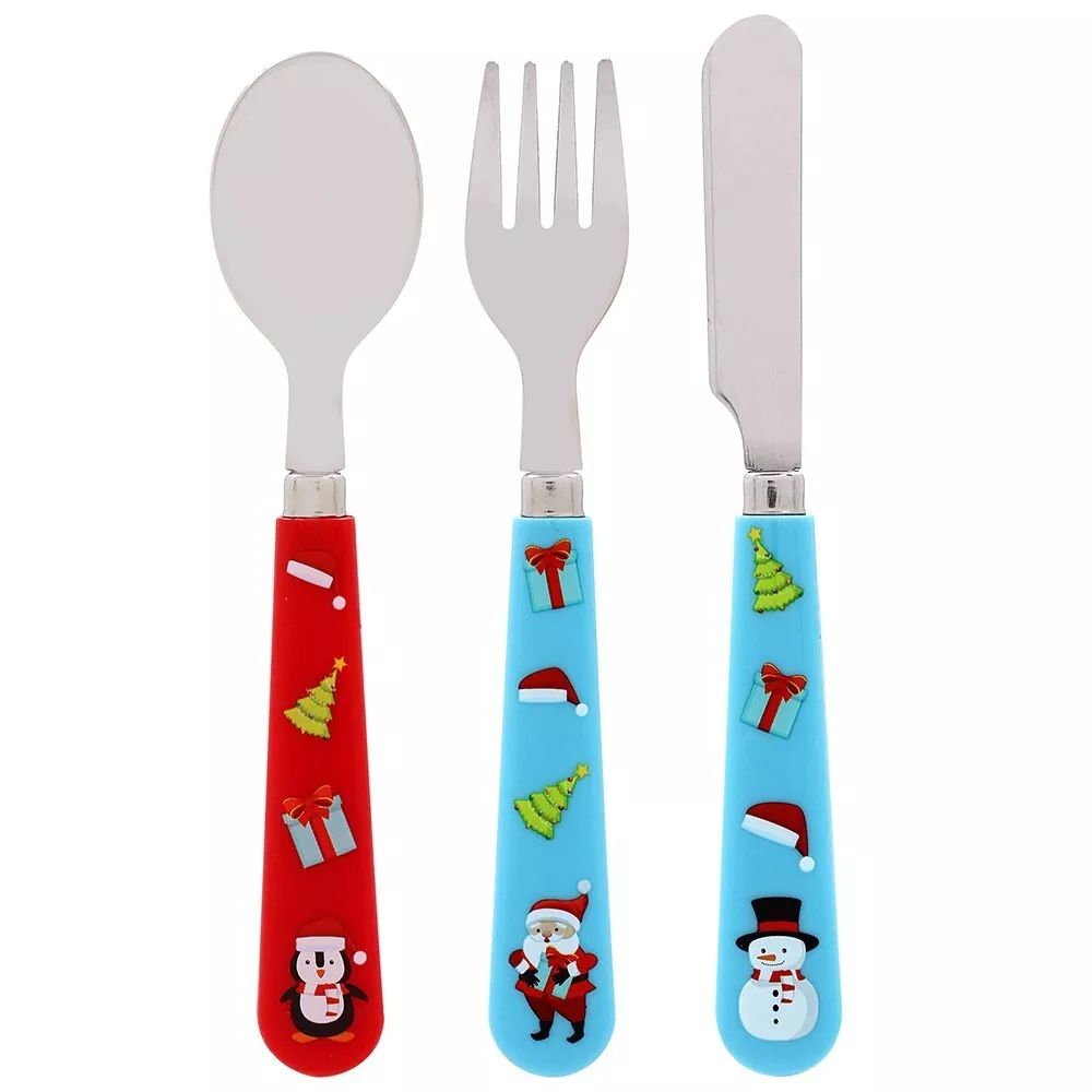 Lesser & Pavey Little Stars Christmas Children Cutlery Set