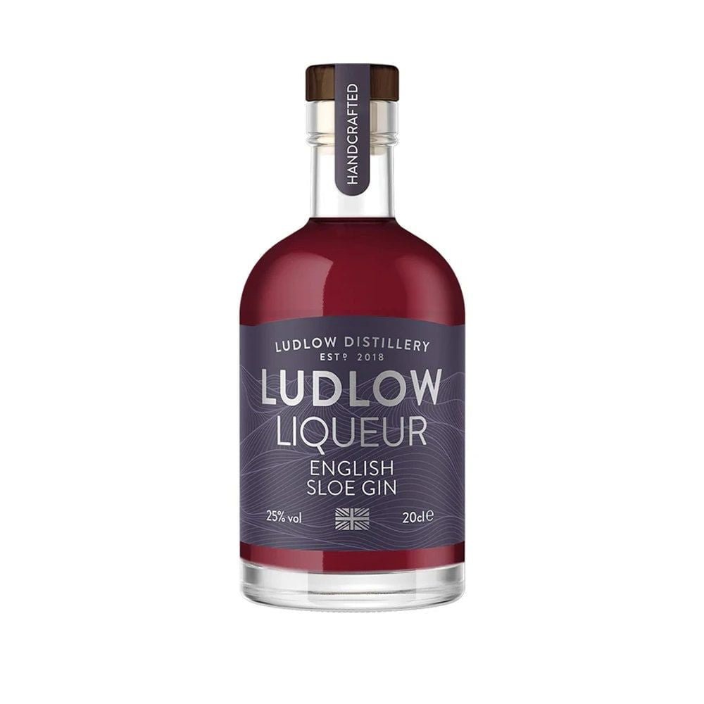 Ludlow Distillery 20cl English Sloe Gin Liqueur - Old Railway Line Garden Centre