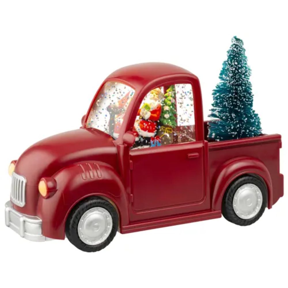Lumineo 14cm Santa's Truck LED Water Spinner