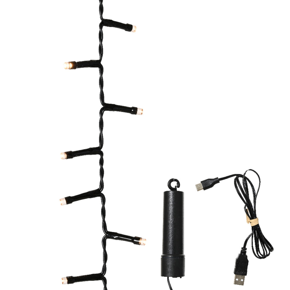 Lumineo 160 Warm White LED Rechargeable Compact Lights (4m)