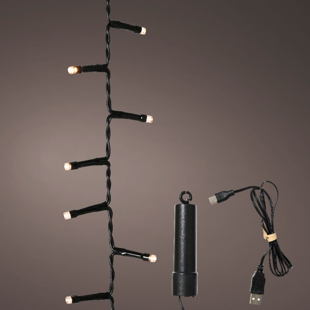 Lumineo 160 Warm White LED Rechargeable Compact Lights (4m)