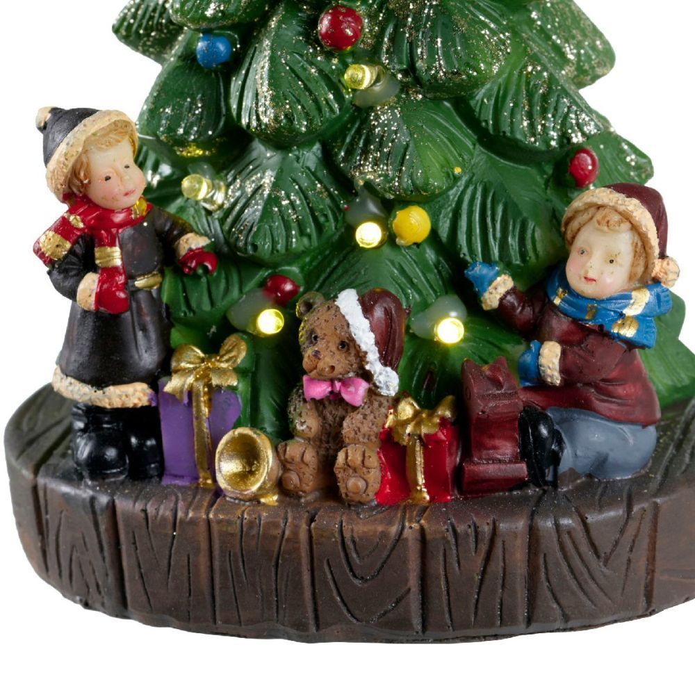 Lumineo 16cm LED Christmas Tree Scene Ornament (Choice of 2)