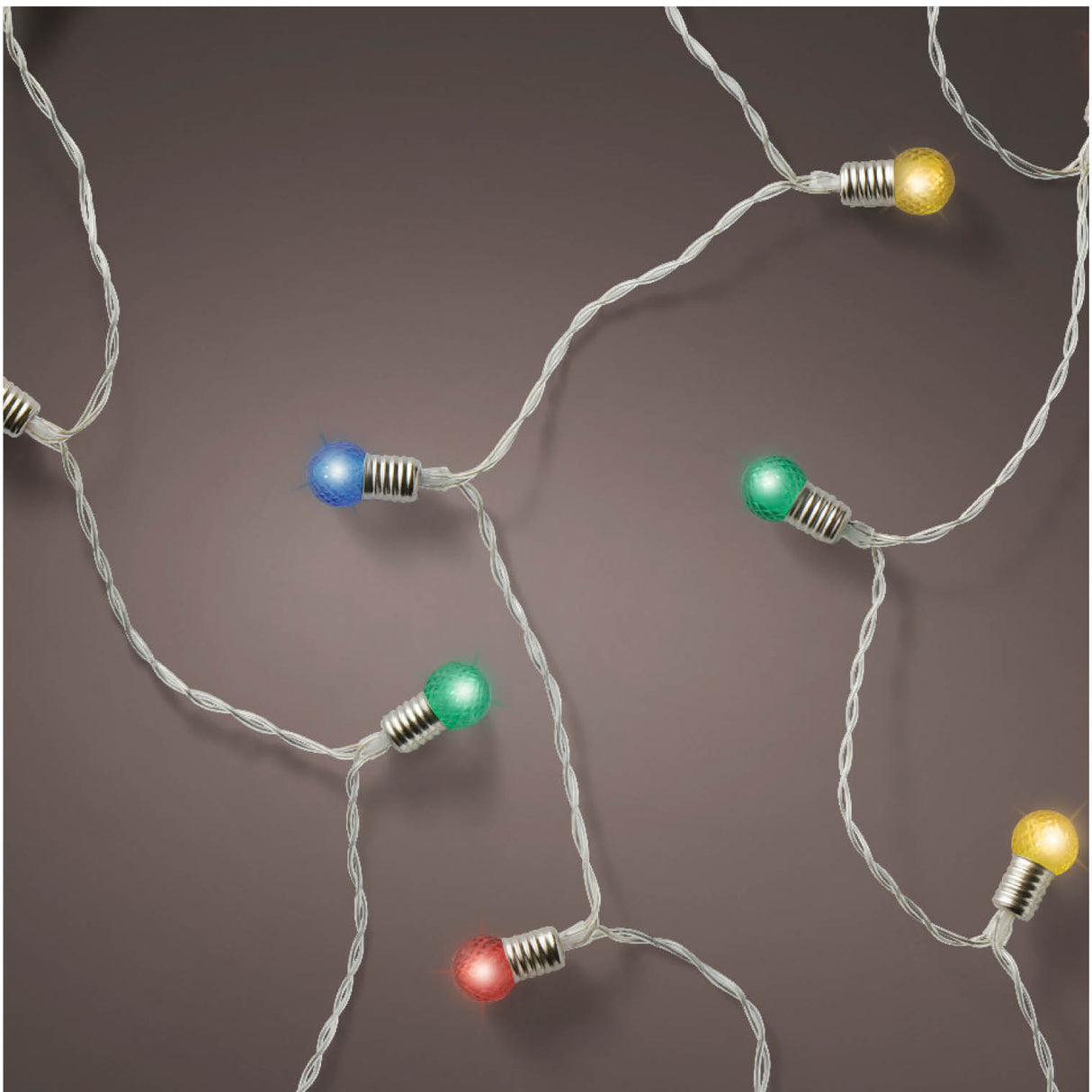 Lumineo 20 Multi Coloured LED Mini Bulb String Lights (Choice of 3)