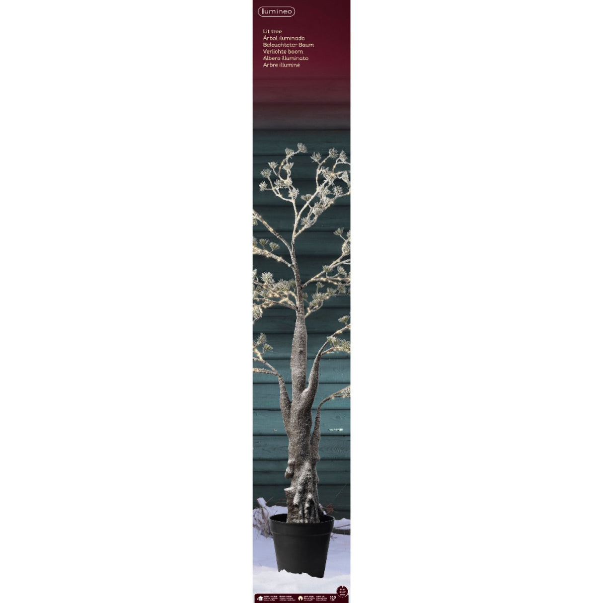 Lumineo 210cm Warm White Micro LED Tree