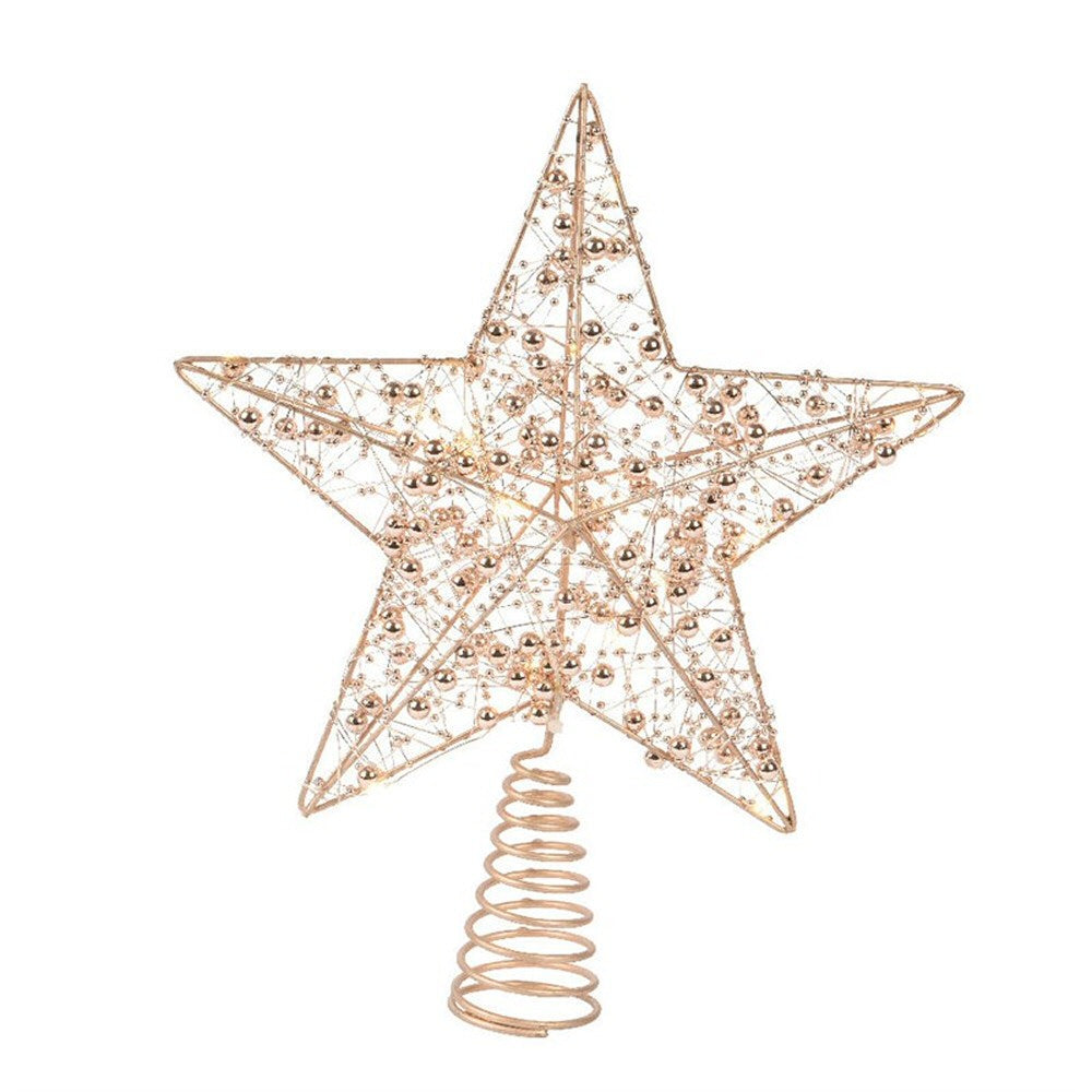 Lumineo 27cm Gold LED Star Tree Topper