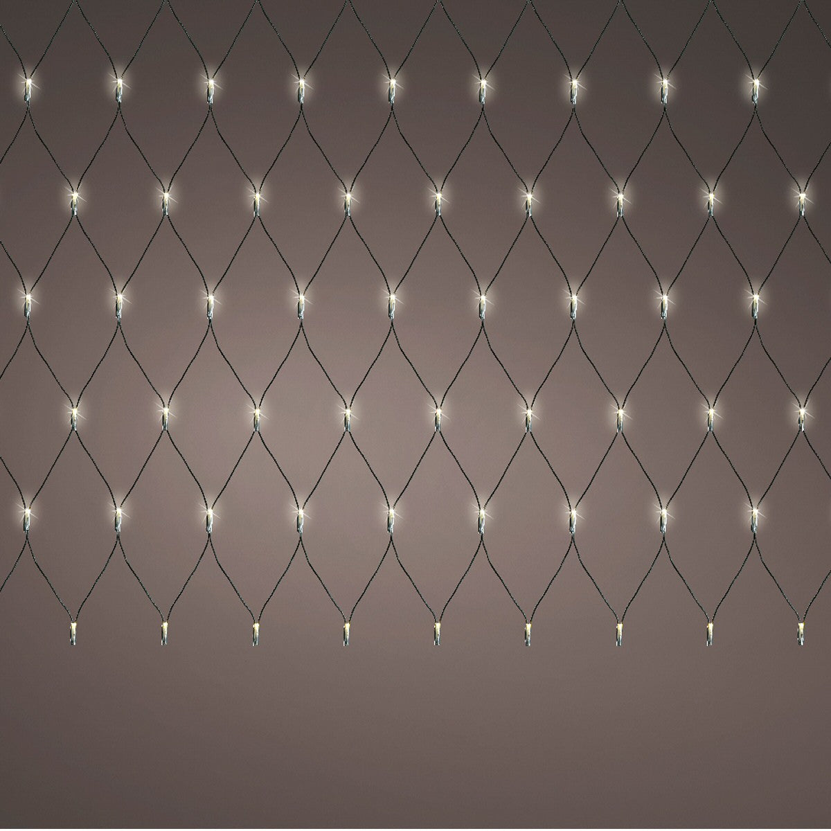 Lumineo 3x3m Warm White LED Black Net Lights