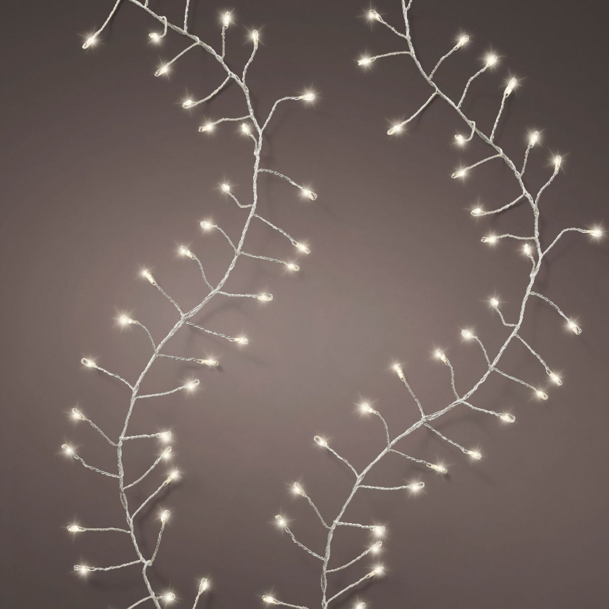 Lumineo 480 Micro LED Warm White Indoor & Outdoor Compact Wire Christmas Lights (6m)