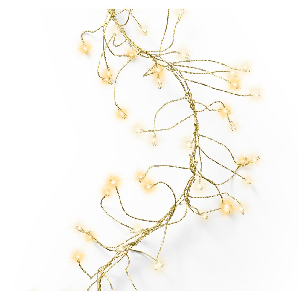 Lumineo 480 Warm White & Classic Warm LED Cluster Micro Wire Lights (3m)