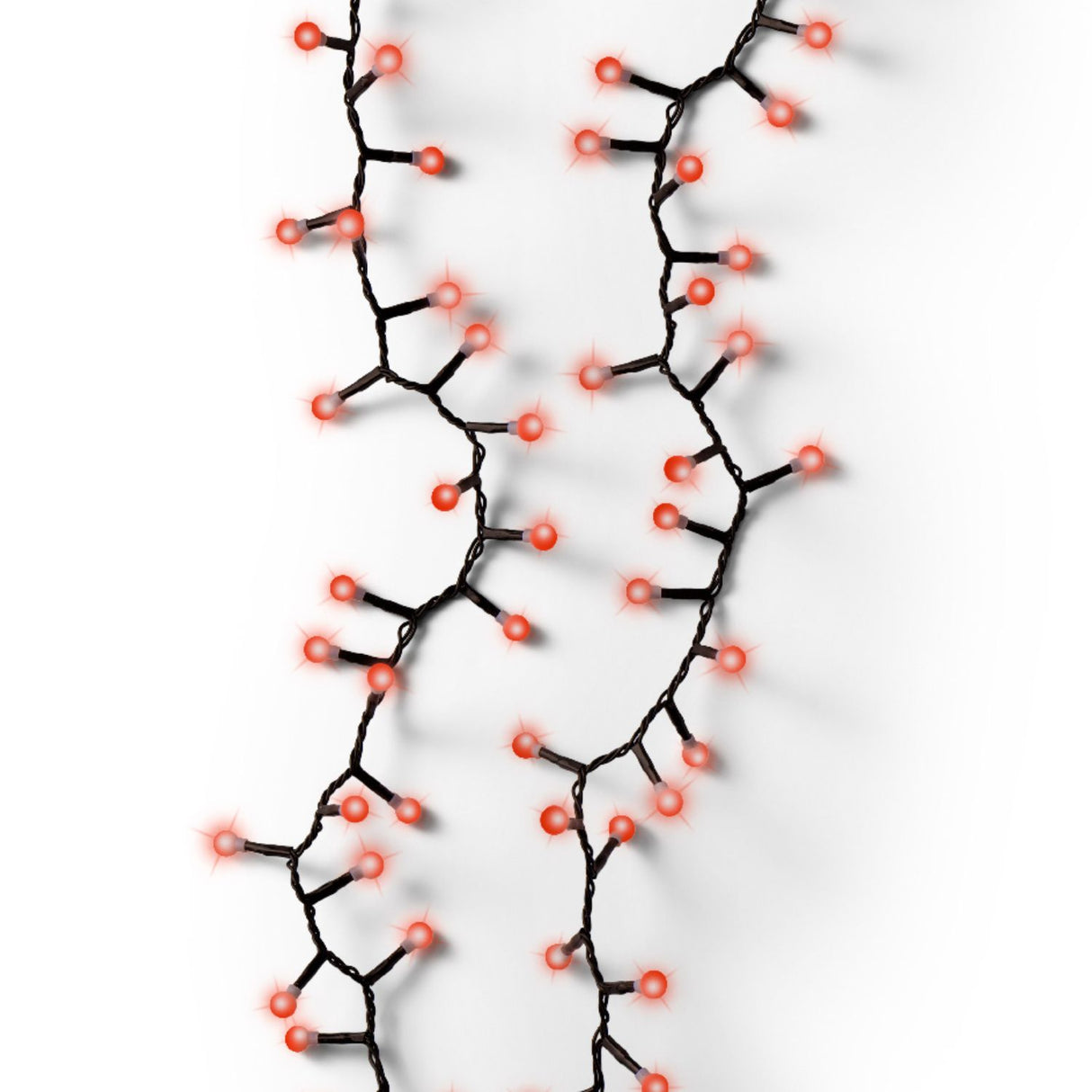 Lumineo 500 Red Twinkle Effect LED Cherry Lights (11m)