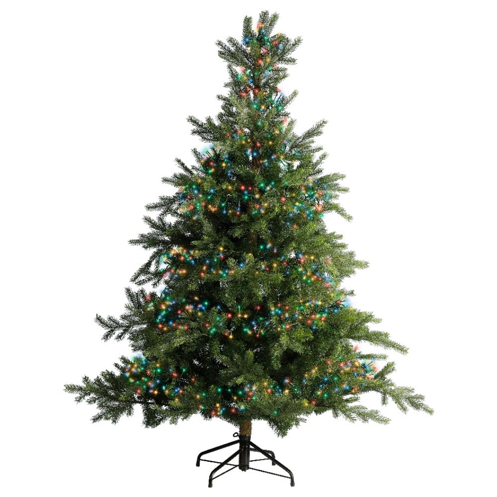 Lumineo 768 Multi Coloured LED Twinkle Cluster Lights (7m)