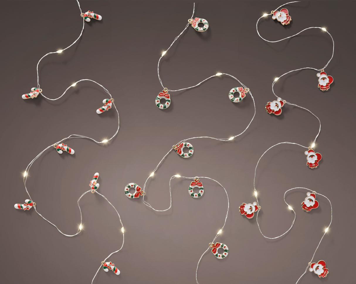 Lumineo 90cm Micro LED Christmas Deco String Lights - (Choice of 3) - 481021