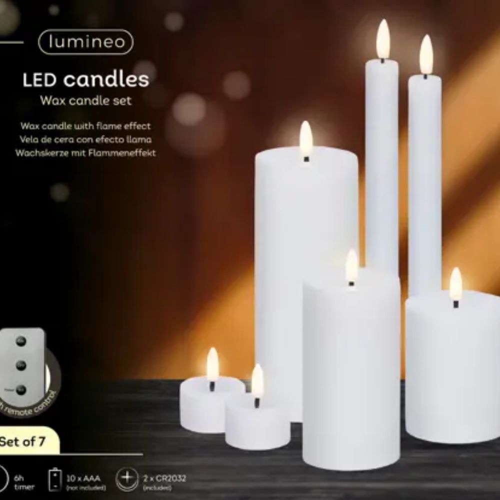 Lumineo LED Candle Set