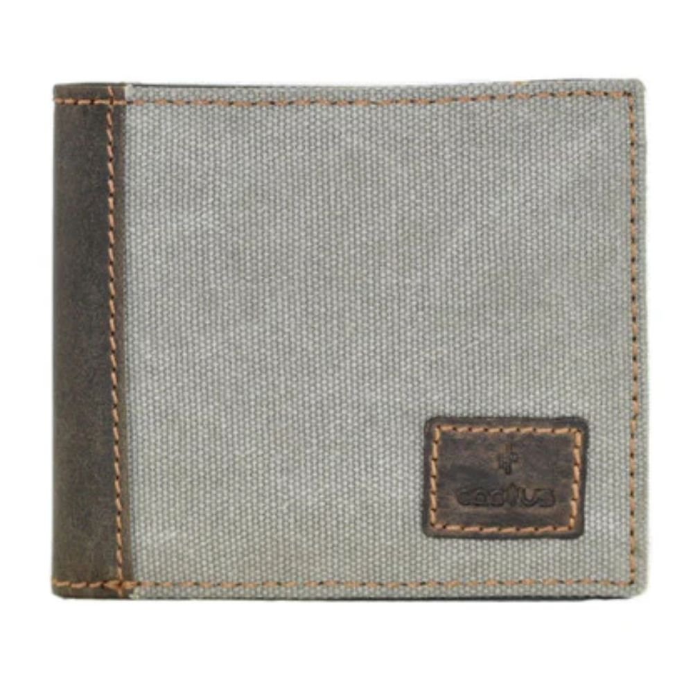 Mala Leather Grey Cactus Basic Wallet - Old Railway Line Garden Centre