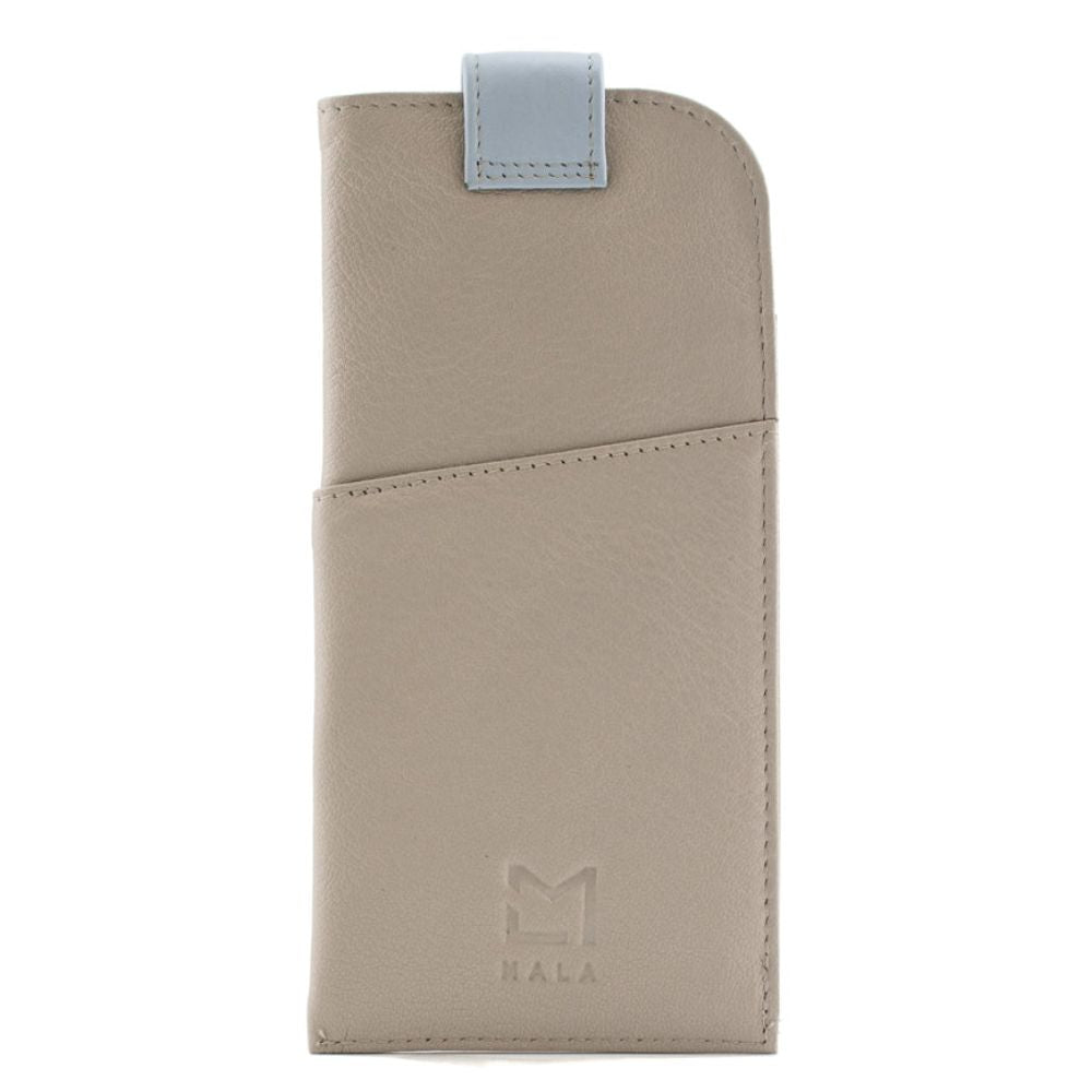Mala Leather Grey Sakura Glasses Case - Old Railway Line Garden Centre