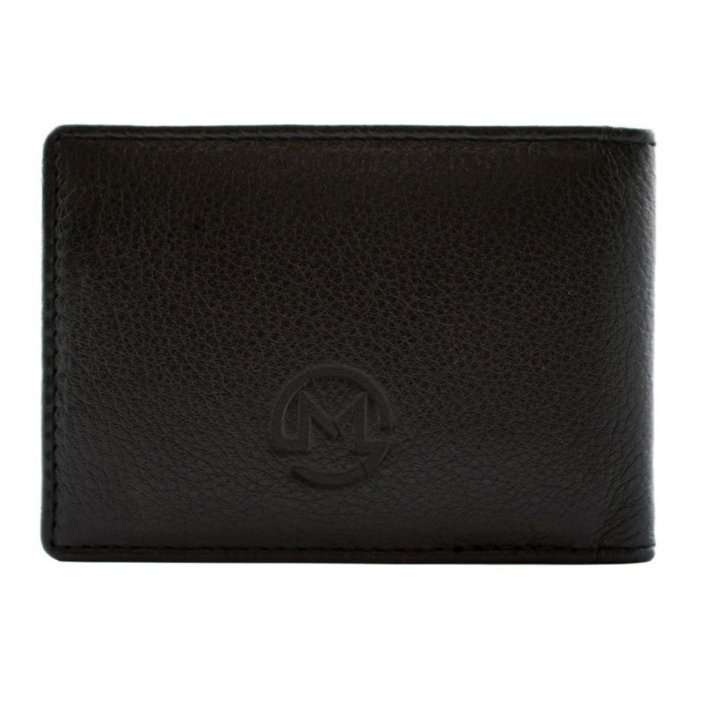 Mala Leather Midnight ID & Card Holder - Black