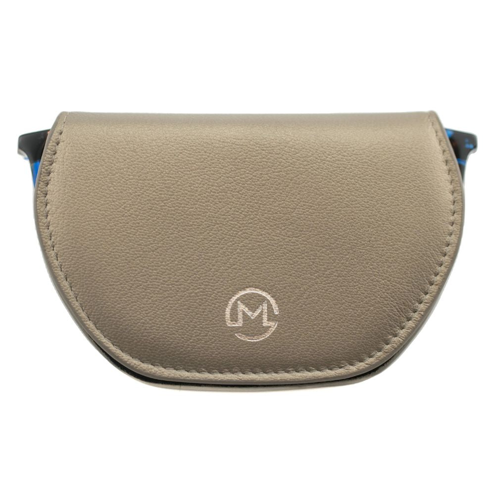 Mala Leather Mala Slim magnetic Glasses Case - Gold