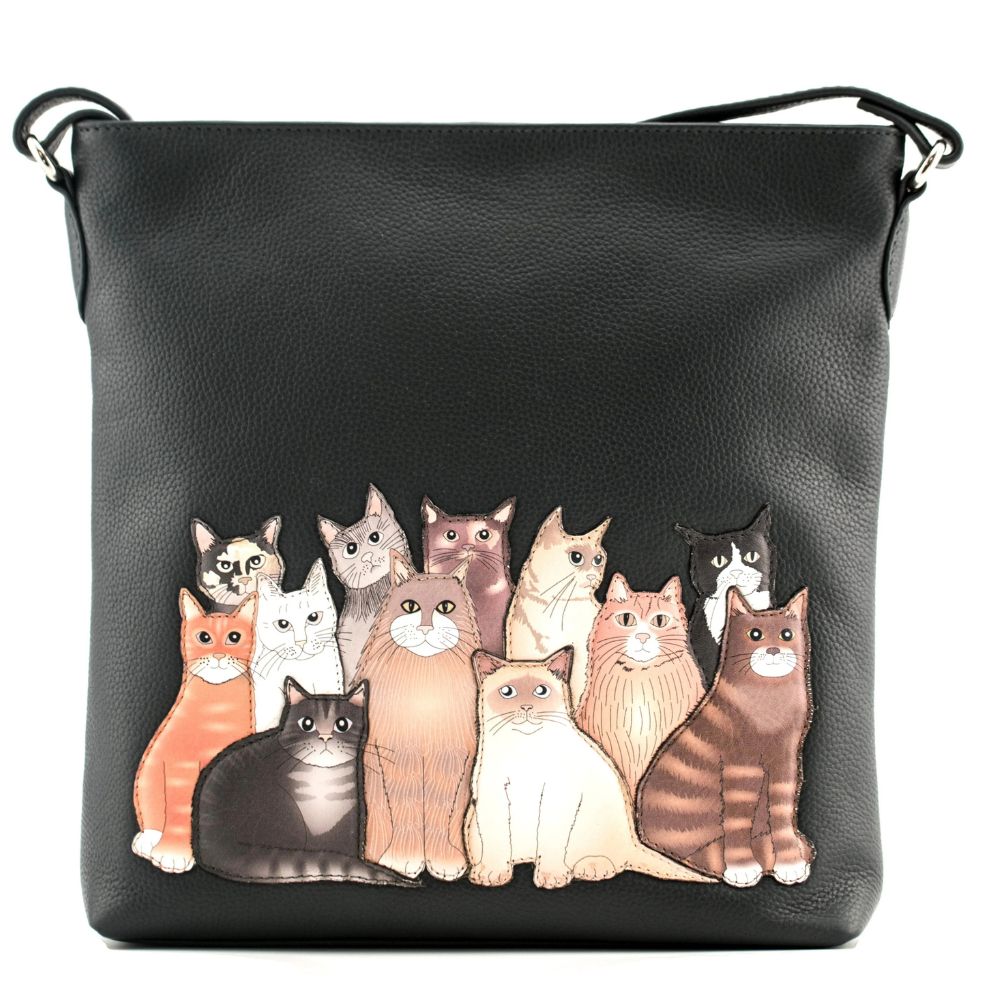 Mala Leather The Meowfia Leather Crossbody Bag