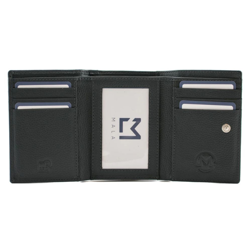 Mala Leather The Meowfia Leather Tri fold Purse