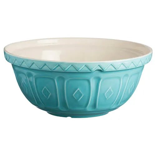 Mason Cash 29cm Turquoise Colour Mix Mixing Bowl - Old Railway Line Garden Centre