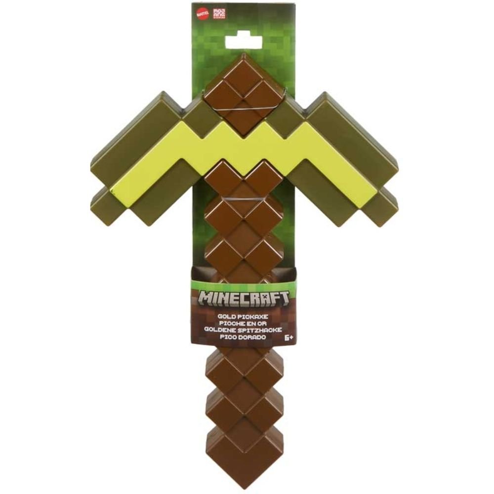 Mattel Minecraft Role - Play Battle Toy Accessory Collection with Pixelated Design - Old Railway Line Garden Centre
