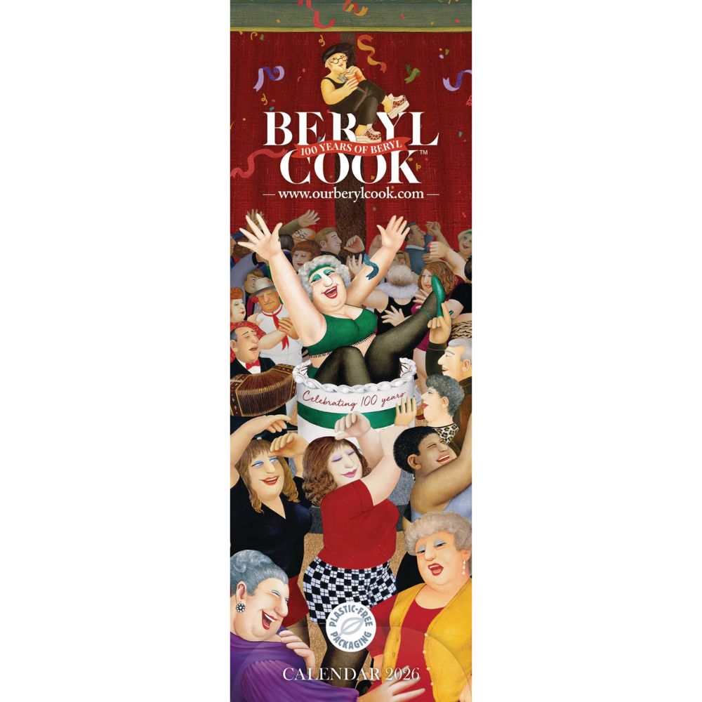 Otter House Beryl Cook Slim Calendar 2026